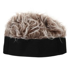  Berretto Con Capelli Finti