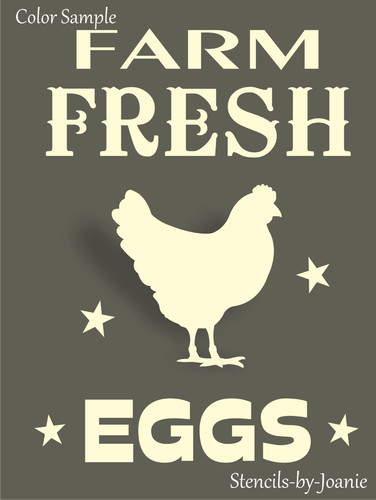 Fattoria uova fresche - , stencil