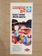 Camping gaz La cucina all'aria aperta Liquigas Pubblicità metà '900