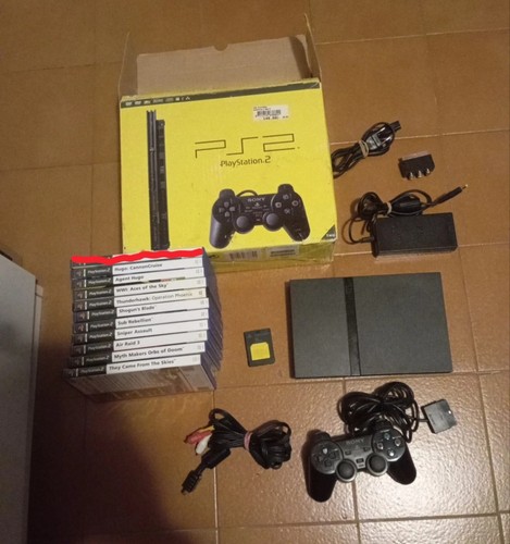 Console ps2 slim sony - ps2,