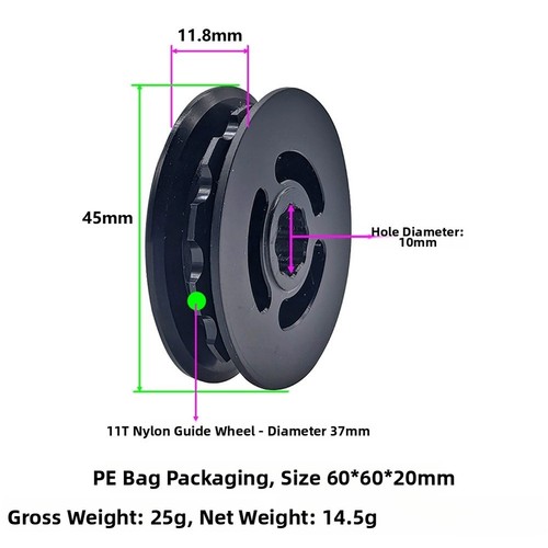 Ruota guida nylon - guida,