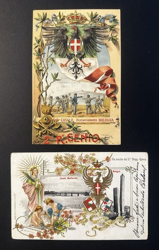 Lotto cartoline militari - lotto, 2