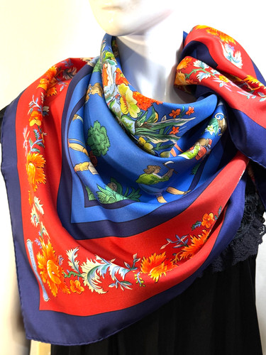 Sciarpa seta vintage - , hermes