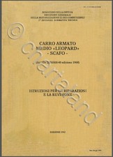 CARRO ARMATO FIAT OTO MELARA LEOPARD 1982 Scafo Manuale Riparazioni DVD