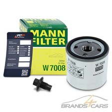 Filtro olio Mann + vite scarico olio per Ford C-Max 1 1.6 07-10 2 1.6 10-