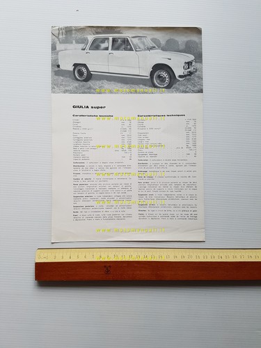 Alfa romeo giulia super 6 - romeo, 1.6