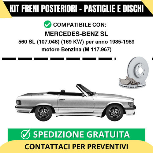 Kit freni posteriori - freni,
