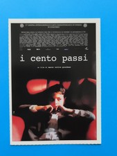 I CENTO PASSI  2000 - CARTOLINA CIAK MINI LOCANDINA COLLEZIONE - CINEMA