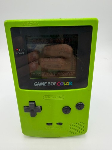 Game boy color verde console - verde,