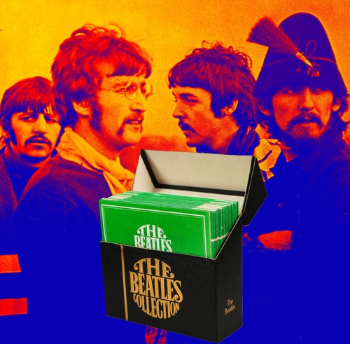 The beatles vinyl singles - ,