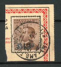 1921 - US (Catalogo Sassone n.° 4) SU FRAMMENTO I TIPO