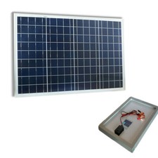 PANNELLO SOLARE FOTOVOLTAICO CELLE SILICIO DA 10W A 200W WATT 12V BATTERIA 100W 