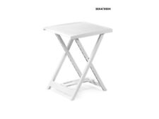 Tavolo Da Giardino Arno In Polipropilene Bianco Pieghevole