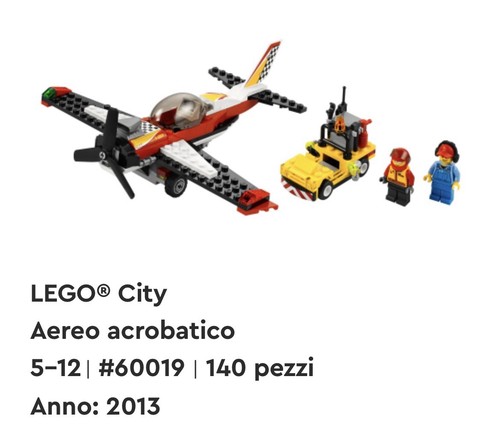 Lego city 60019 aereo - 60019,