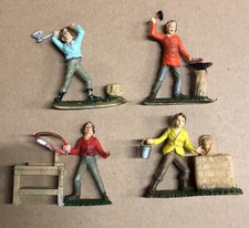 4 Statuine Del Presepe Nardi Plastica