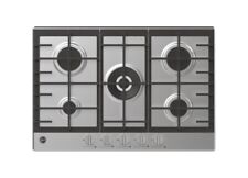 PIANO COTTURA HOOVER H-HOB 300 HHG75WK3X GAS 5 FUOCHI 75CM GRIGLIE IN GHISA INOX