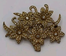 Antica Spilla A Fiori Di
