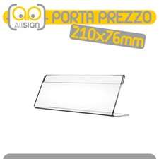 PORTA PREZZI 210x76mm DA BANCO