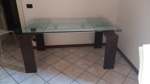 Tavolo allungabile cristallo - tavolo,