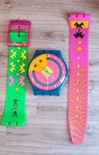 Rare SWATCH MAXI MLN106 " Pink