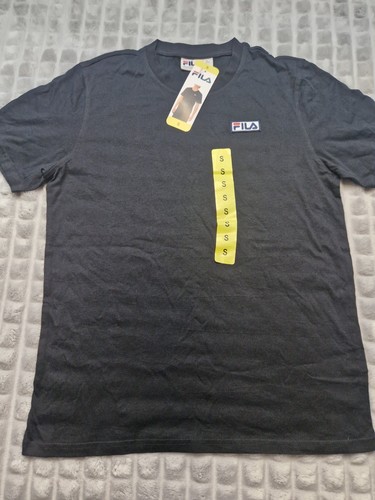 Shirt uomo fila nera cotone - uomo,