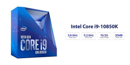 Intel core 10850k - intel,