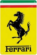 Insegna Targa Vintage Ferrari