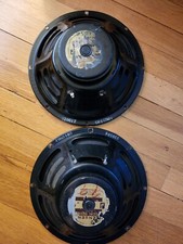 1965 1966 JENSEN C10Q 220506 220617 COPPIA CONO ORIGINALE PARAFANGO VIBROLUX REVERB