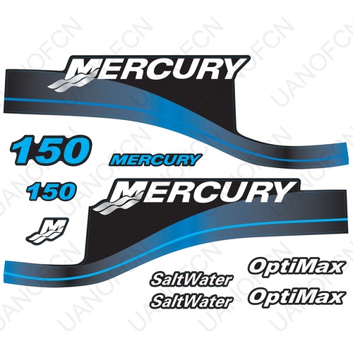 Marine outboard decals set - marine,