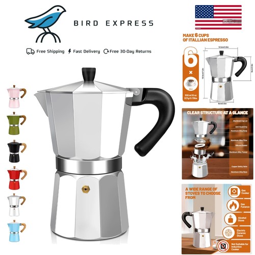 Caffettiera italiana tazze - 6,