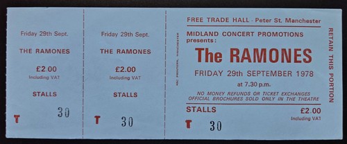Biglietto concerto the ramones - biglietto,