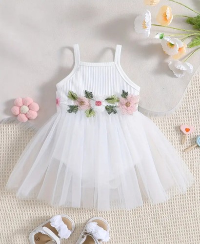 Vestito body bambina bianco - body,
