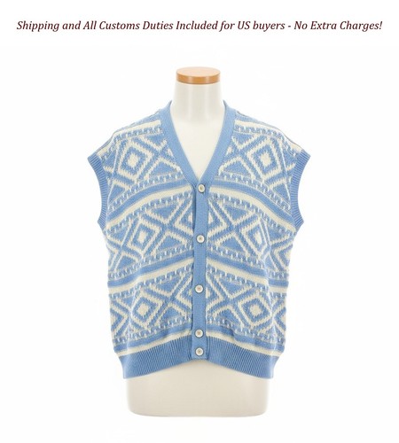 Dsquared2 gilet donna blu - xl,