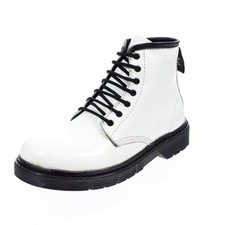 Jolly Calzature Srl Anfibi In Vernice Da Ragazzina Bianco - Taglia 28 Junior