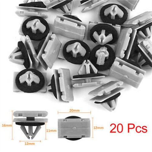 20pz clip fissaggio - 20pz,