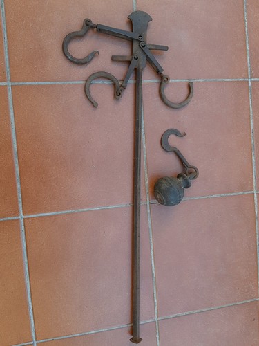 Antica stadera ferro bilancia - antica,