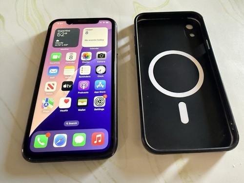 Black iphone 128gb - iphone, xr
