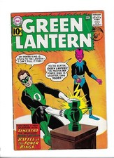 GREEN LANTERN # 9 Very Good Plus [1960] Sinestro
