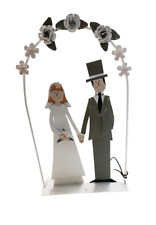 Cake Topper coppia sposi per 25 50 75 ANNI di matrimonio anniversario torta con
