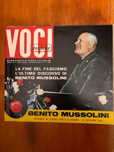 Voci storiche fine del - -, la