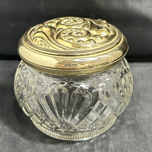 Barattolo vetro avon vintage - vetro,