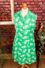 Vintage Orig 70S Abito Verde