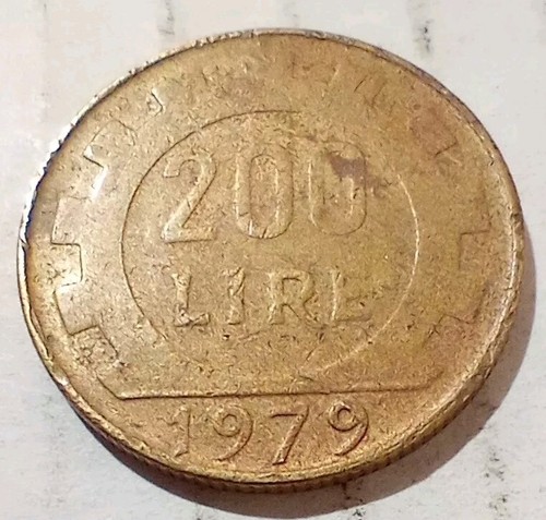200 lire 1979 - italy, coin