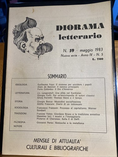 Rivista diorama letterario - diorama,
