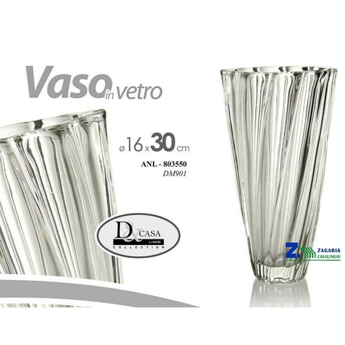 Vaso vetro callas fiori - vetro,