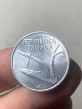 r72_2498) Italia Repubblica in Italma - 10 lire Spighe 1952  SEGNETTI