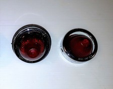 LOTTO 2 FANALINI POSTERIORI ROSSI SAE-DP-63 PER VEICOLI D'EPOCA AUTO AMERICANE 