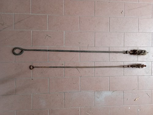 Coppia antichi scovoli - coppia,