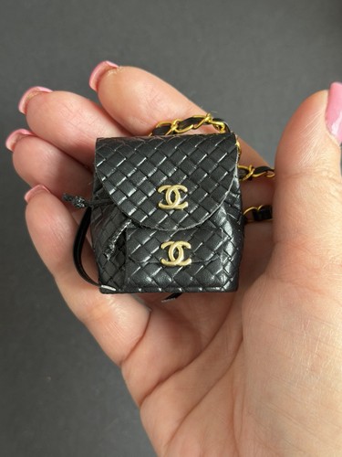 Mini zaino nero borsa alla