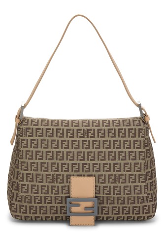 Fendi beige zucchino canvas - fendi,